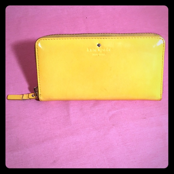 kate spade Handbags - Kate Spade ♠️ Yellow Wallet